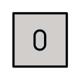 Klawisz: 0 - OpenMoji