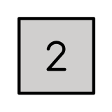 Klawisz: 2 - OpenMoji