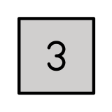 Klawisz: 3 - OpenMoji