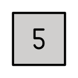 Klawisz: 5 - OpenMoji