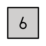 Klawisz: 6 - OpenMoji