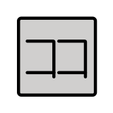 Japoński przycisk „tutaj” - OpenMoji