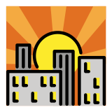 Zachód słońca - OpenMoji