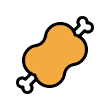Mięso z kością - OpenMoji