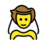 Osoba w welonie - OpenMoji