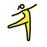 Tańcząca kobieta - OpenMoji