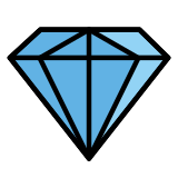 Kamień szlachetny - OpenMoji