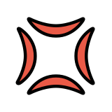 Symbol gniewu - OpenMoji