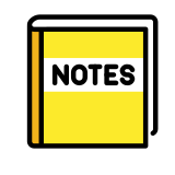 Notes z dekoracyjną okładką - OpenMoji