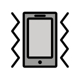 Tryb wibracji - OpenMoji