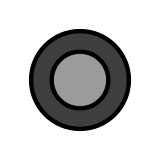 Przycisk radiowy - OpenMoji