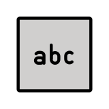 Litery (alfabet łaciński) - OpenMoji