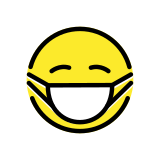 Twarz w masce medycznej - OpenMoji