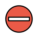 Zakaz wjazdu - OpenMoji