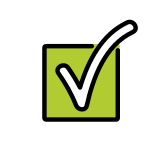 Przycisk ze znacznikiem wyboru - OpenMoji