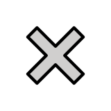 Znak mnożenia - OpenMoji