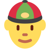 Osoba w chińskiej czapce - Twitter / X