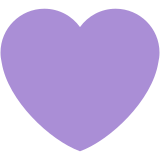 Purpurowe serce - Twitter / X