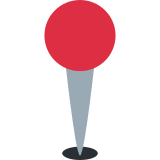 Okrągła pinezka - Twitter / X