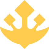 Emblemat z trójzębem - Twitter / X