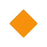 Mały pomarańczowy romb - Twitter / X
