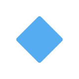 Mały niebieski romb - Twitter / X