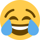 Twarz ze łzami radości - Twitter / X