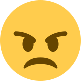 Zagniewana twarz - Twitter / X