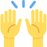 Wzniesione ręce - Twitter / X