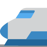 Szybki pociąg z zaokrąglonym przodem - Twitter / X