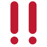 Podwójny wykrzyknik - Twitter / X