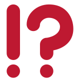 Wykrzyknik ze znakiem zapytania - Twitter / X