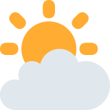 Słońce zza chmury - Twitter / X