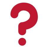 Czerwony znak zapytania - Twitter / X