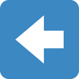 Strzałka w lewo - Twitter / X