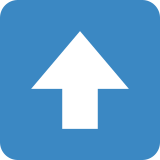 Strzałka w górę - Twitter / X