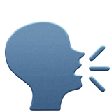 Mówiąca głowa emotikona