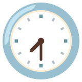 Godzina 7:30 - Noto Color Emoji