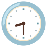 Godzina 8:30 - Noto Color Emoji