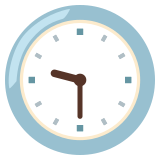 Godzina 9:30 - Noto Color Emoji