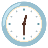 Godzina 12:30 - Noto Color Emoji