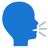 Mówiąca głowa - Noto Color Emoji