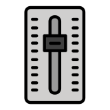 Suwak miksera dźwięku - OpenMoji