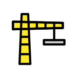 Dźwig budowlany - OpenMoji