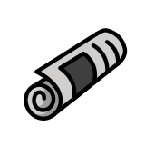 Zwinięta gazeta - OpenMoji