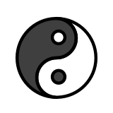 Yin-yang - OpenMoji