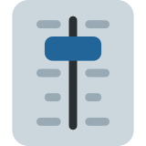 Suwak miksera dźwięku - Twitter / X