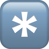 Emoji przycisku gwiazdki