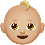 niemowlę: karnacja średnio jasna