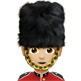 gwardzista: karnacja średnio jasna